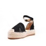 Faux suede espadrille sandal