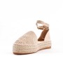 Faux suede espadrille sandal