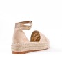 Faux suede espadrille sandal