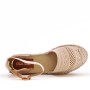 Faux suede espadrille sandal