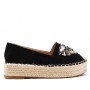 Espadrille en simili daim