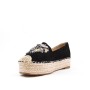 Espadrille en simili daim