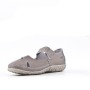 Comfort sandal in imitation leather