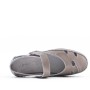 Comfort sandal in imitation leather