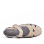 Comfort sandal in imitation leather