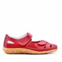 Comfort sandal in imitation leather