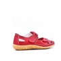 Comfort sandal in imitation leather