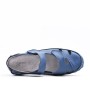 Comfort sandal in imitation leather