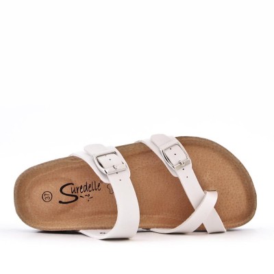 Faux leather sandal for women