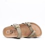 Faux leather sandal for women