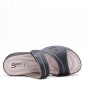 Comfort sandal in imitation leather