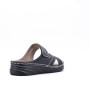 Comfort sandal in imitation leather