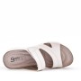 Comfort sandal in imitation leather