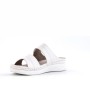 Comfort sandal in imitation leather