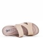 Comfort sandal in imitation leather