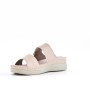 Sandale comfort en simili cuir