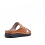 Comfort sandal in imitation leather