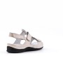 Comfort sandal in imitation leather