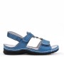 Comfort sandal in imitation leather