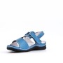 Comfort sandal in imitation leather