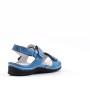 Comfort sandal in imitation leather