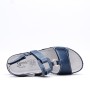 Comfort sandal in imitation leather