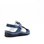 Comfort sandal in imitation leather