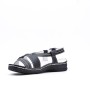 Comfort sandal in imitation leather