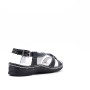 Comfort sandal in imitation leather