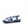 Comfort sandal in imitation leather