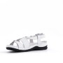 Comfort sandal in imitation leather