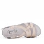 Sandale comfort en simili cuir