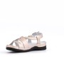 Comfort sandal in imitation leather