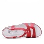 Sandale comfort en simili cuir