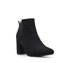 Faux leather ankle boot