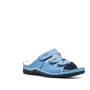 Comfort sandal in imitation leather