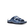 Comfort sandal in imitation leather