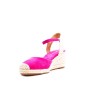 Faux suede wedge sandal