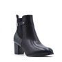 Faux leather ankle boot