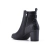 Faux leather ankle boot