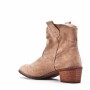 Faux suede ankle boot