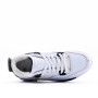 Mixed material lace sneaker for men