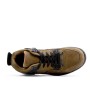 Mixed material lace sneaker for men