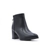 Faux leather ankle boot