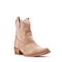 Faux suede ankle boot