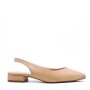 Low heel sandal in mixed materials for women