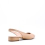 Low heel sandal in mixed materials for women