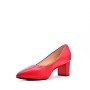 Faux leather pump with heel-Large size