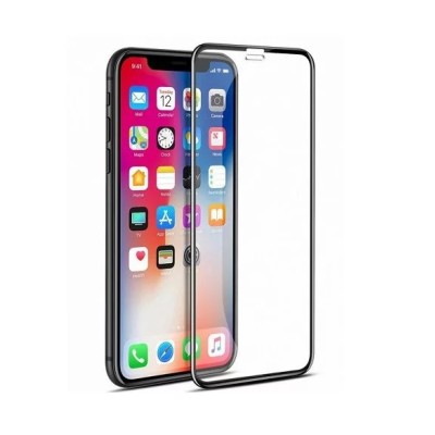 Iphone XR Curved Black Edge Tempered Glass Protective Film