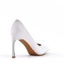 Women's faux leather heeled pumps